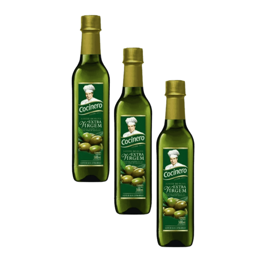 Kit Azeite de Oliva Extra Virgem Cocinero Com 3 Unidades - e - dona