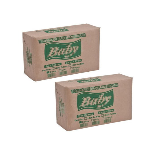 KIT C/2 P.HIG CAI - CAI BABY C/10000 FLS F - e - dona
