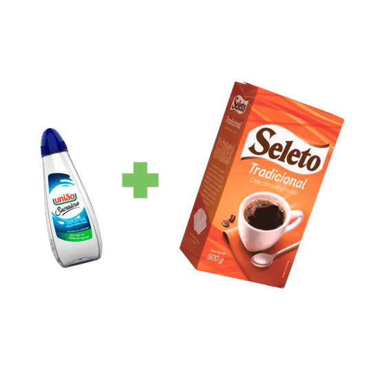 Kit Café Seleto + Adoçante Líquido 65ml - e - dona