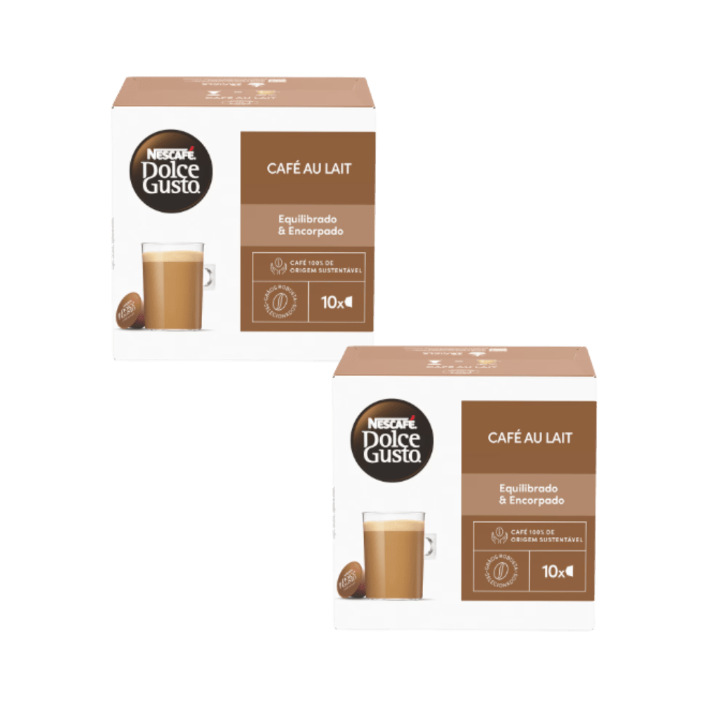 Kit Cápsulas Dolce Gusto Café au Lait com 2 Caixas - e - dona