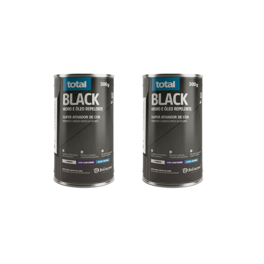 Kit com 2 Ativadores de Cor 500g Total Black Bellizoni - e - dona