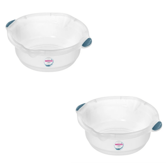 Kit com 2 Bacias 8,6L Sanremo Cristal - e - dona