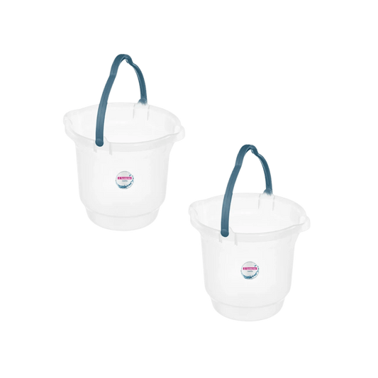 Kit com 2 Baldes 8,5L Sanremo Cristal - e - dona