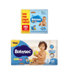 Kit com 2 Pacotes de Fralda Babysec Ultra Mega M com 38 Unidades