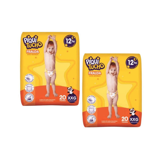 Kit com 2 Pacotes de Fralda Cremer Piquitucho Mega - e - dona