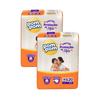 Kit com 2 Pacotes de Fraldas Pom Pom Derma Protek XG 20 Unidades Cada