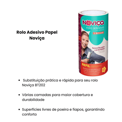 Kit com 2 Rolos Adesivos + Refil Noviça - e - dona