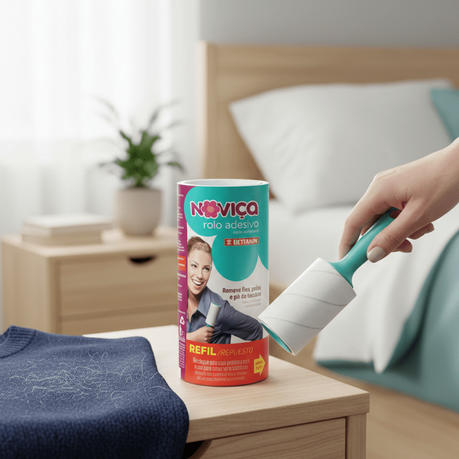 Kit com 2 Rolos Adesivos + Refil Noviça - e - dona