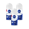 Kit com 3 Antitranspirantes Roll-On Protect & Care