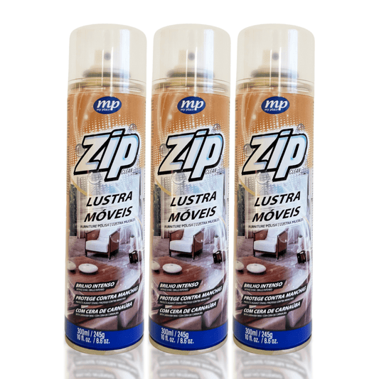Kit com 3 Lustra Móveis Spray 300ml Zip - e - dona