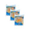 Kit com 3 Pacotes de Canudos Bicão Branco  300 Unidades Cada