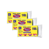 Kit com 3 Pacotes de Sacos de Lixo 110L Preto Rolinho