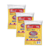 Kit com 3 Pacotes de Sacos de Lixo 15L Preto
