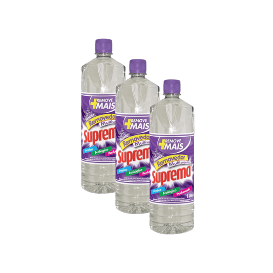 Kit com 3 Removedores de Limpeza 1L Florata Suprema - e - dona