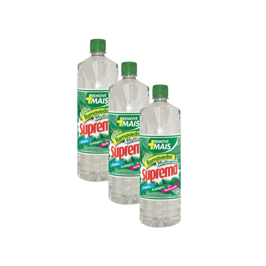 Kit com 3 Removedores de Limpeza Suprema 1L Verbena - e - dona