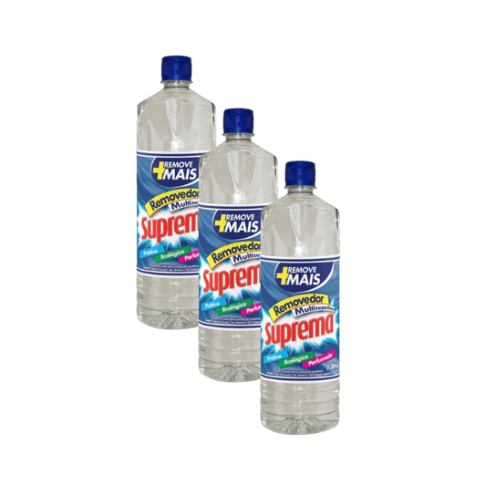 Kit com 3 Removedores para Limpeza Suprema 1L Tradicional - e - dona