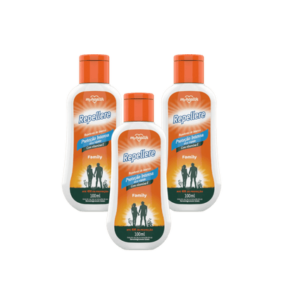 Kit com 3 Repelentes Loção 100ml Repellere - e - dona