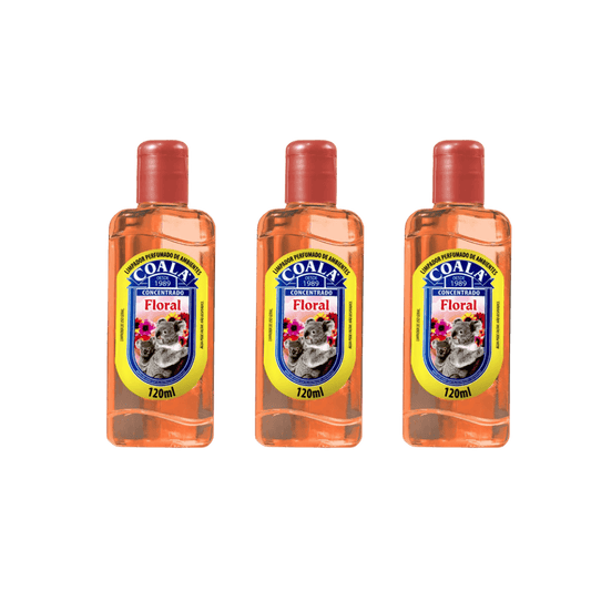 Kit com 3 Unidades de Essências Floral Coala 120ml - e - dona