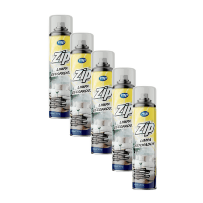 Kit com 5 Limpa Estofados Spray 300ml Zip - e - dona