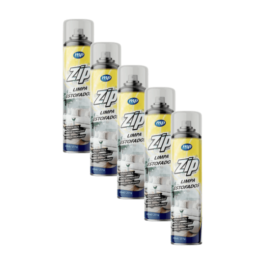 Kit com 5 Limpa Estofados Spray 300ml Zip - e - dona