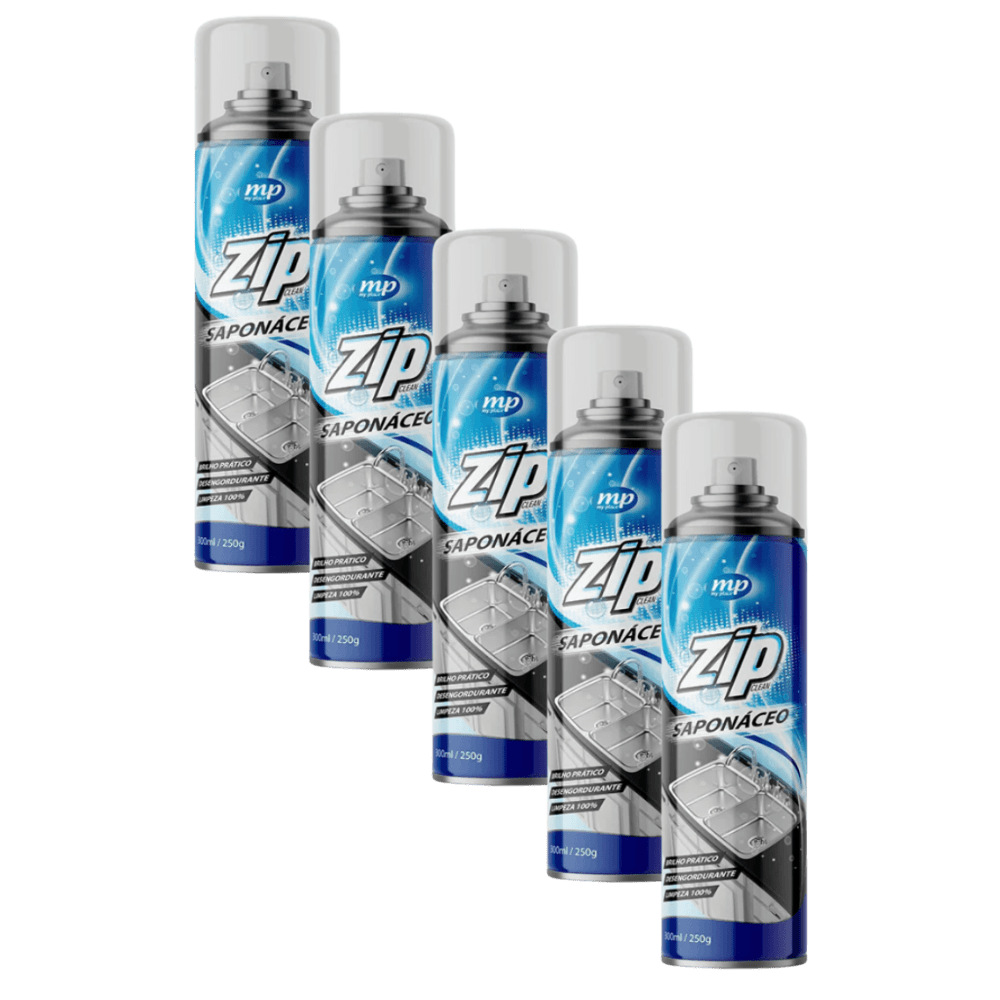 Kit com 5 Saponáceo 300ml Zip Spray - e - dona