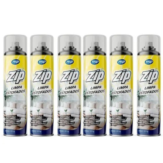Kit com 6 Unidades Limpa Estofados Zip Spray 300ml - e - dona