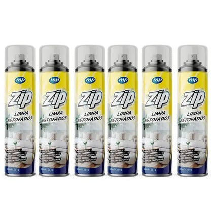 Kit com 6 Unidades Limpa Estofados Zip Spray 300ml - e - dona