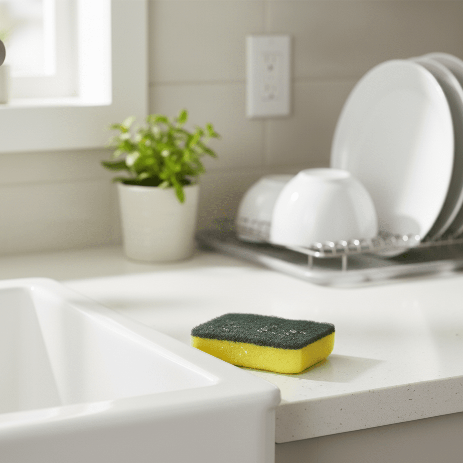 Kit de 12 Pacotes de Esponjas Dupla Face Multiuso Esponflora G - e - dona