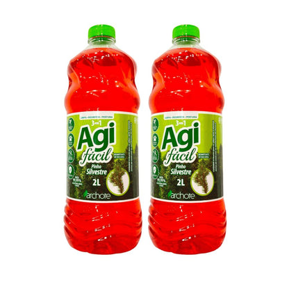 Kit de 2 Desinfetantes Pinho Agi Fácil 2 Litros - e - dona
