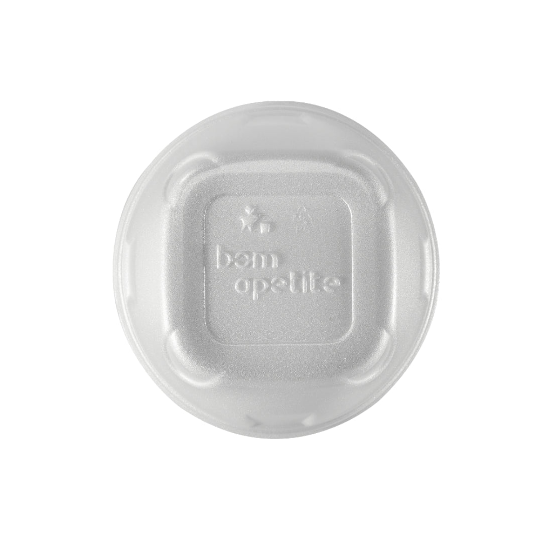 Kit de 2 Pacotes de Marmitex de Isopor 500ml sem tampa Bom Apetite com 50 unidades - e - dona