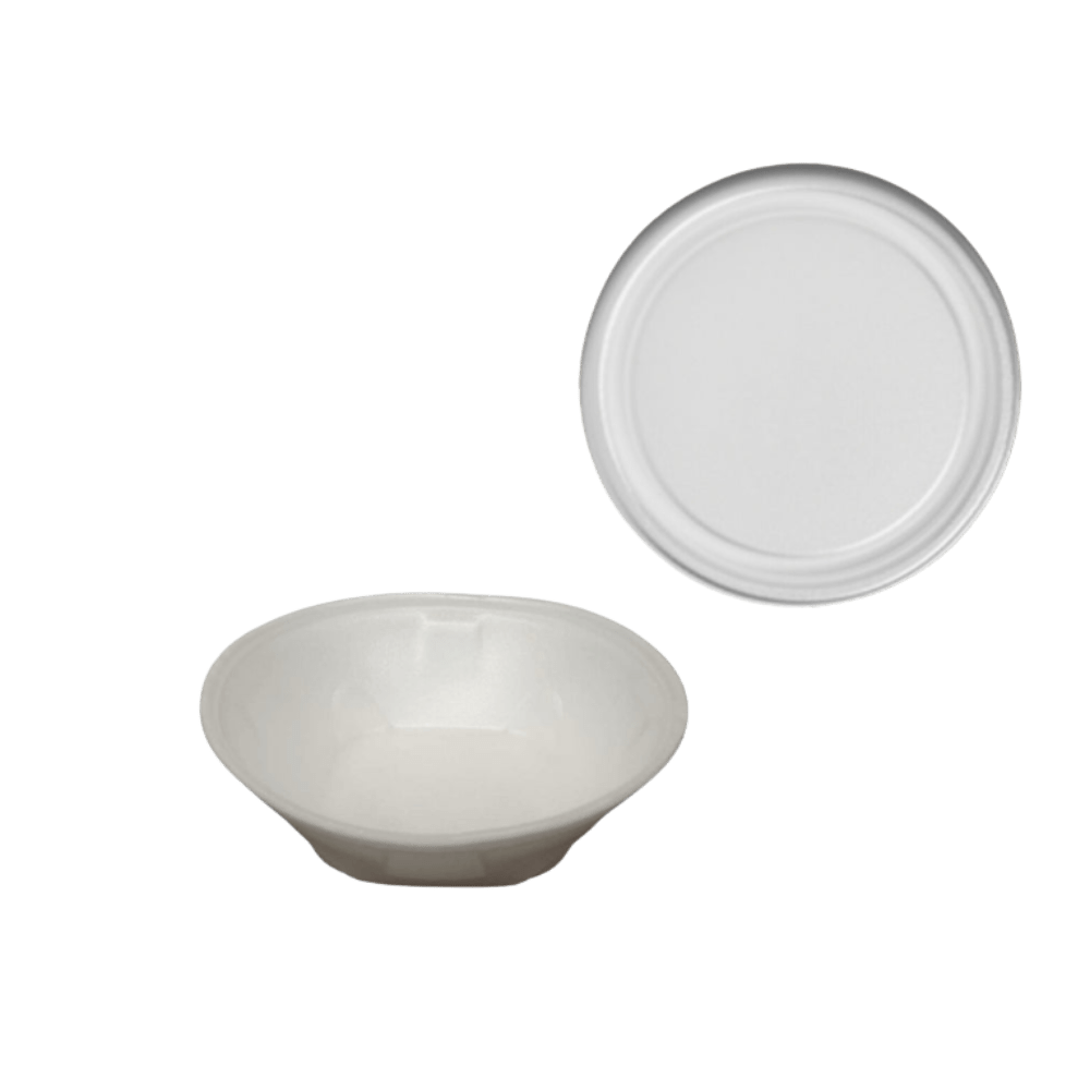 Kit de 2 Pacotes de Marmitex de Isopor 750ml com Tampa Bom Apetite – 100 Unidades Cada (BM102) - e - dona