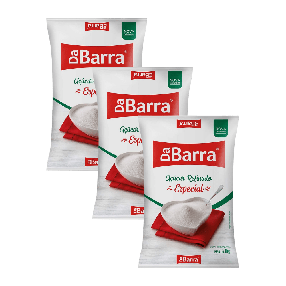 Kit de 3 Açúcares da Barra 1 kg - e - dona