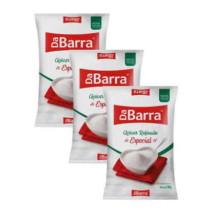 Kit de 3 Açúcares da Barra 1 kg - e - dona