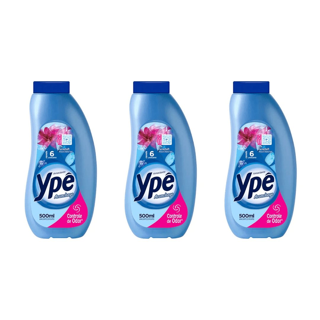 Kit de 3 Amaciantes Clássico Ypê 500ml - e - dona
