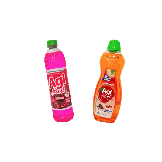 Kit Desinfetante 500ml Pinho + Perfume das Flores - e - dona