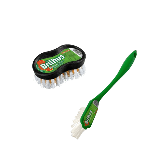 Kit Escova de Plástico Brilhus 2032 - e - dona