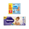 Kit Fralda Babysec Premium Mega G 26 Unidades + Lenço Umedecido Babysec Ultra Fresh 192 Unidades