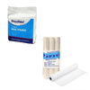 Kit Lenço para Banho Procitex 28x30cm 100 Unidades + Lençol Hospitalar 50x50x6 Papper Branco