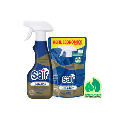 Kit Limpa Box 300ml Spray + Refil Saif - e - dona