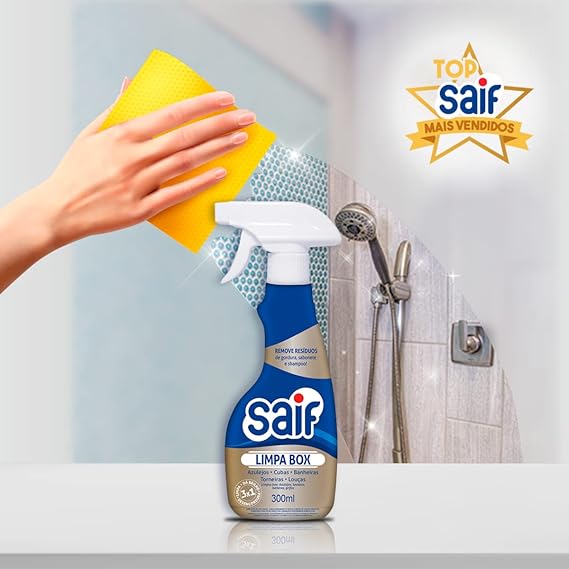 Kit Limpa Box 300ml Spray + Refil Saif - e - dona