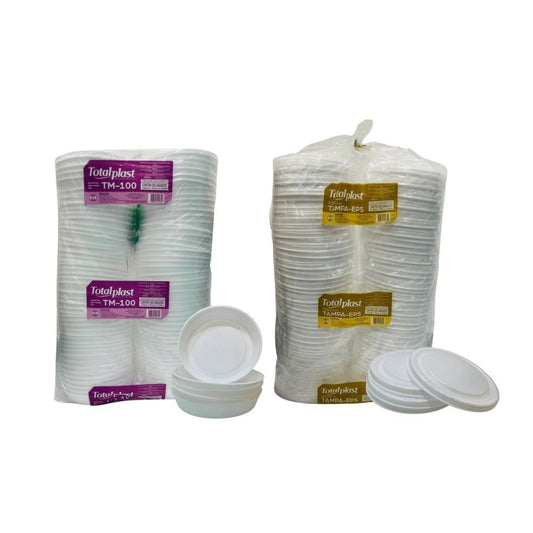 Kit Marmitex Isopor 500ml com Tampa - e - dona