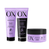 Kit OX Glicólico Shampoo 240ml + Condicionador 240ml + Máscara 300g