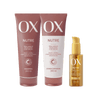 Kit OX Nutre Shampoo 200ml + Condicionador 200ml + Óleo Nutritivo 120ml