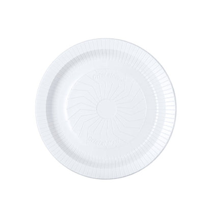 Kit Prato Refeição Raso 21cm Cristalcopo Branco 4 Pacotes com 10 Unidades - e - dona