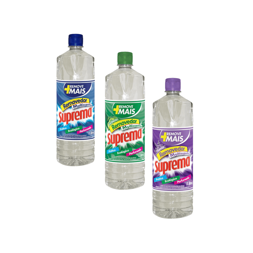 Kit Removedor Tradicional 1L + Florata 1L + Verbena 1L Suprema - e - dona