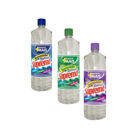Kit Removedor Tradicional 1L + Florata 1L + Verbena 1L Suprema - e - dona