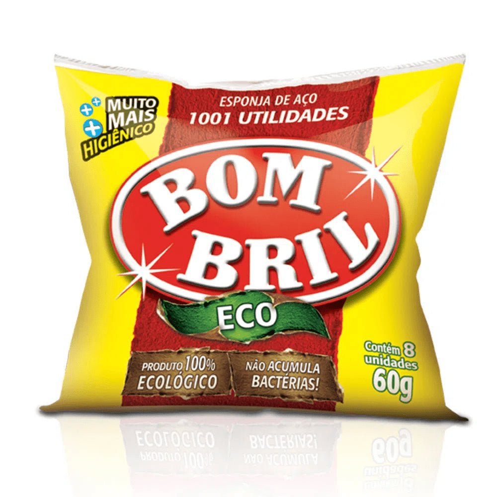 Lã de Aço Bombril 60g com 8 unidades - e - dona