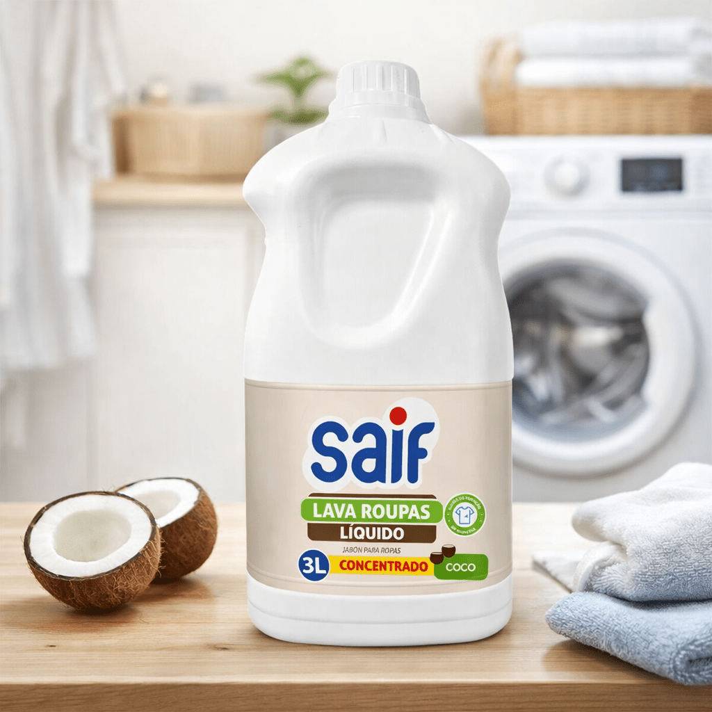 Lava Roupas Concentrado Coco 3L Saif - e - dona