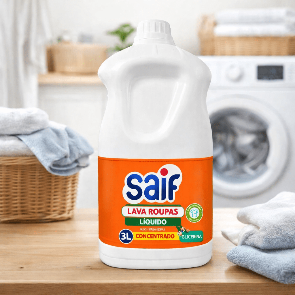 Lava Roupas Concentrado de Glicerina 3L Saif - e - dona