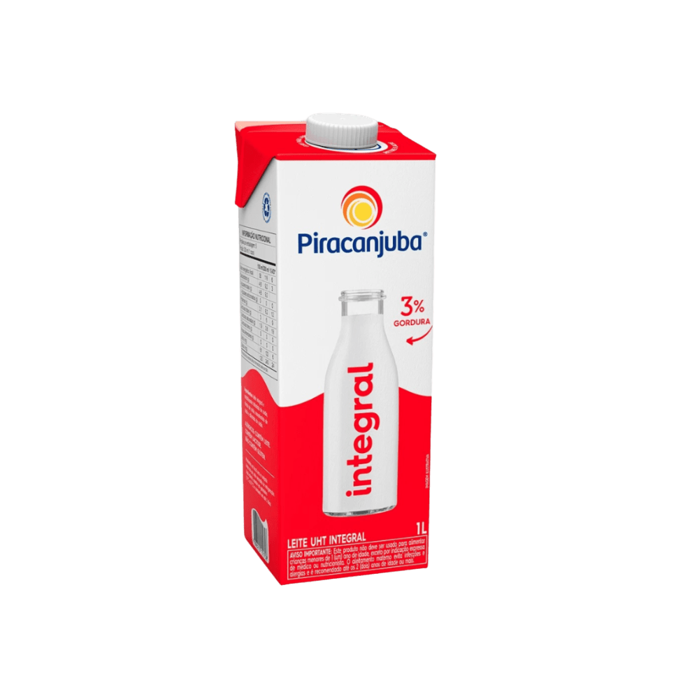 Leite Integral Piracanjuba 1 Litro - e - dona